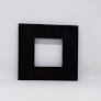 L&T Entice 2 Module Glass Plate [Glass Type - Onyx Black Glass]